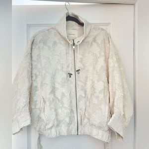 Anthropologie Jacquard Bomber Jacket (Savita Jacket) Size M